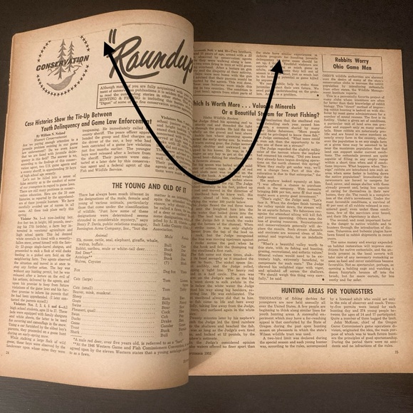 Hunting & Fishing No. 9 September 1952 - Dan Siculan cover - Mystery of Red Rock - Picture 6 of 7